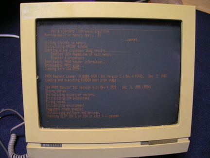 Boot messages on dumb terminal